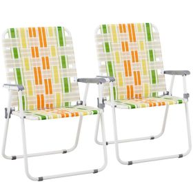 2pcs, Folding Beach Chairs