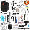 121Pcs Survival Kits Professional Emergency Survival Gear Tactical First Aid Kit Supplies for Outdoor Adventure Camping Hiking Hunting