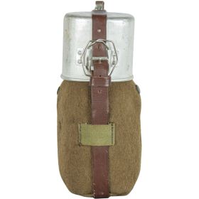 Romanian Aluminum Canteen W/ Cover & Cup
