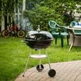 Weber Jumbo Joe Premium 22" Black Charcoal Grill â€“ Portable Outdoor BBQ Grill With Lid Lock And Large Cooking Surface