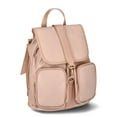 Time and Tru Women's Jessa Backpack Mocha Splash Pattern