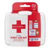Johnson & Johnson First Aid To Go Portable Mini Travel Kit, 12-Piece Compact Emergency Medical Kit
