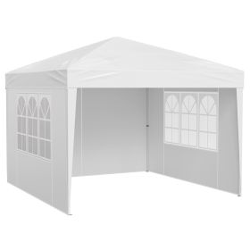 Pop Up Canopy Tent 10' x 10' Sun Shelter Outdoor Gazebo with Sidewalls