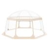VEVOR Sports Tent Instant Pop-Up Tent Shelter Weather Proof 12-15 People Clear