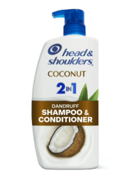 Head and Shoulders 2 in 1 Dandruff Shampoo and Conditioner, Coconut, 28.2 fl oz