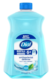 Dial Antibacterial Liquid Hand Soap Refill, Spring Water, 52 fl oz