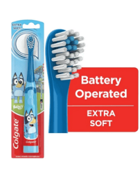 Colgate Kids Battery Toothbrush, Bluey Toothbrush, 1 Pack