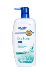 Equate Dry Scalp 2 in 1 Dandruff Relief Nourishing Shampoo Plus Conditioner, 28.2 fl oz