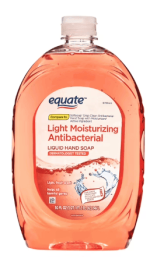 Equate Light Moisturizing Antibacterial Liquid Hand Soap, 50 fl oz
