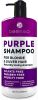 Purple Shampoo Toner for Blonde Hair For Color Treated Bleached Silver White and Gray Hair Goodbye to Orange and Yellow Brassy Tones Sulfate and Parab