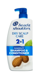 Head & Shoulders 2 in 1 Dandruff Shampoo and Conditioner, Dry Scalp Care, 28.2 oz