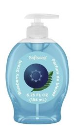 Softsoap Limited Edition Liquid Hand Soap, Seasonal Hand Soap, Paraben Free, pH Balanced, Blueberry Scent, 6.25 fl oz Pump Bottle