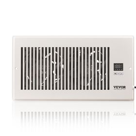 VEVOR Register Booster Fan, Quiet Vent Booster Fan Fits 6' x 12' Register Holes, with Remote Control and Thermostat Control