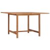 Garden Table 47.2"x47.2"x29.5" Solid Teak Wood