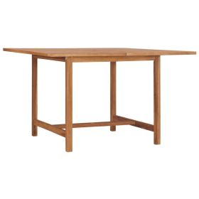 Garden Table 47.2"x47.2"x29.5" Solid Teak Wood