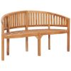 Banana Bench 59.4" Solid Teak Wood