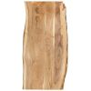 Table Top Solid Acacia Wood 46.5"x(19.7"-23.6")x1"