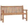 Garden Bench 59.1" Solid Teak Wood