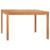 Patio Dining Table 47.2"x47.2"x30.3" Solid Teak Wood