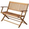 Folding Garden Bench 47.2' Solid Acacia Wood