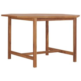 Patio Table 47.2"x47.2"x29.5" Solid Teak Wood