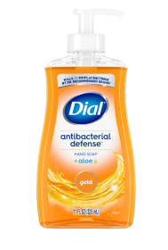 Dial Antibacterial Liquid Hand Soap, Gold, 11 fl oz