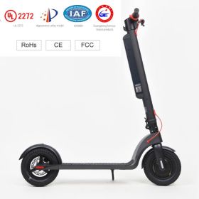 X8 Folding 10 Inch Electric Scooter LED Front And Rear Lights 350W High-performance Motor Triple Braking System The Speed Is 32km/h And The Maxim