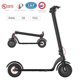 X7 Folding 10 Inch Electric Scooter LED Front And Rear Lights 350W High-performance Motor Triple Braking System The Speed Is 25km/h And The Maxim