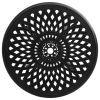 Patio Table Black 30.7"x30.7"x28.3" Cast Aluminum