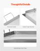 23x16 in Flat Top Griddle Stainless Steel Universal BBQ Grill Pan Cookware