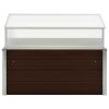 Greenhouse Brown 39.4"x39.4"x33.5" Galvanized Steel