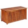 Garden Storage Box 46"x20"x23" Solid Acacia Wood