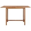 Garden Table 47.2"x47.2"x29.5" Solid Teak Wood