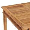 Patio Dining Table 31.5"x31.5"x31.5" Solid Teak Wood