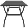 Patio Table Anthracite 74.8"x31.5"x28.3" Steel