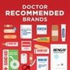 Johnson & Johnson All-Purpose Portable Compact First Aid Kit, 160-Piece Set for Travel and Home