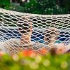 11.5 Ft Double Hammocks Rope with Hardwood Spreader Bar 2 Chains and 2 Hooks