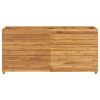 Raised Bed 59.1"x15.7"x28.3" Solid Wood Teak and Steel
