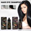EELHOE Black Hair Shampoo, Multiflorum Essence Moisturizing Nourishing Cleansing Repairing Black And Smooth Hair Shampoo