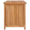 Patio Storage Box 59.1"x19.7"x22.8" Solid Teak Wood