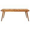 Patio Table 79.3"x39.4"x29.5" Solid Acacia Wood