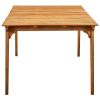 Patio Table 79.3"x39.4"x29.5" Solid Acacia Wood