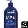 Suave Professionals Men 2-in-1 Shampoo & Conditioner Moisturizing Ocean Charge 40 fl oz