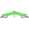 Folding Sun Lounger Steel Green