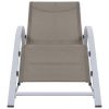 Sunlounger Textilene and Aluminum Taupe