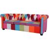 Chesterfield Sofa Set 2-Seater and 3-Seater Fabric