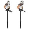 Solar Powered Owl Garden Light IP65 Waterproof LED Owl Landscape Lamp Decorative Lawn Lights For Yard Driveway Walkway Patio