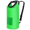 Floating Waterproof Dry Bag Floating Dry Sacks with Observable Window 5L Roll Top Lightweight Dry Storage Bag for Kayaking Rafting Boating Swimming Ca