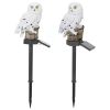 Solar Powered Owl Garden Light IP65 Waterproof LED Owl Landscape Lamp Decorative Lawn Lights For Yard Driveway Walkway Patio