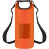 Floating Waterproof Dry Bag Floating Dry Sacks with Observable Window 5L Roll Top Lightweight Dry Storage Bag for Kayaking Rafting Boating Swimming Ca